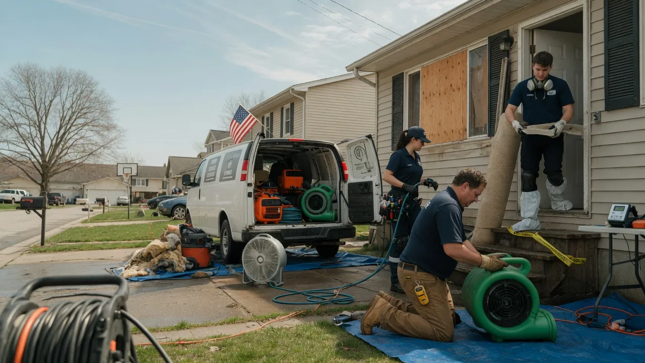 Water Damage Restoration in Pulaski, IL near me